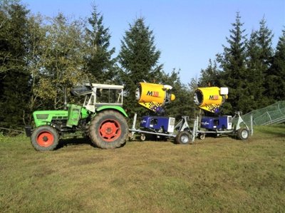 Anfahren der Schneekanonen