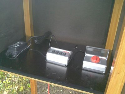 Das Innenleben des Schaltkastens, die Steuerungselemente von Piko