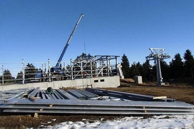 Bergstation mit Garage für FBM