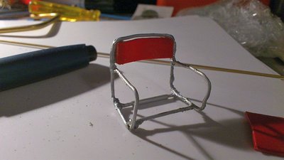 Steurer für die HBAB , klappbare Sitzfläche, Polystyrol , Epoche 1954-75