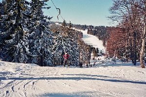 Spasshalber habe ich zu Schluss noch den Schlepper Sedlo genommen, hier der Ausstieg mit Blick Richtung Pungart.