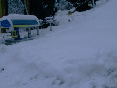 Der erste Schnee ist gefallen und sofort wird der Winterbetrieb gestartet