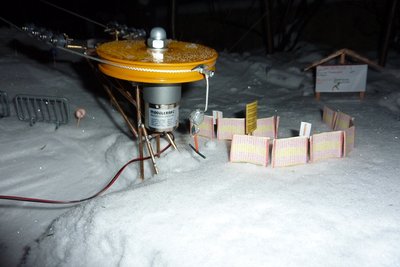 Talstation mit Absperrung