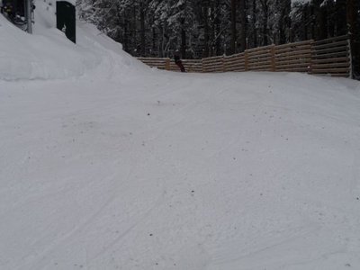Talabfahrt nach Mellau, hier Stand die einzige Lanze und genau dort kam der Dreck raus