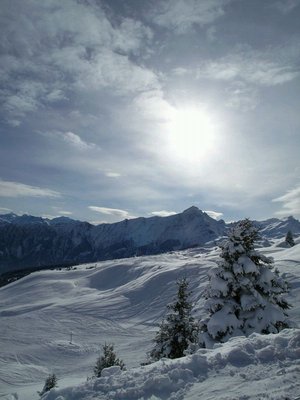 nochmal der Möchtegerndreitausender. Mittlerweile bin ich zuoberst im Skigebiet angekommen, auf 2075 m ü.M.