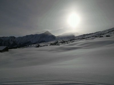 zurück auf dem Lift