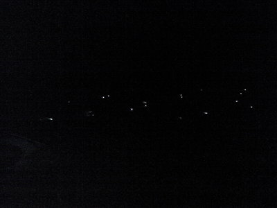 ...und in der Nacht am ganzen Südhang