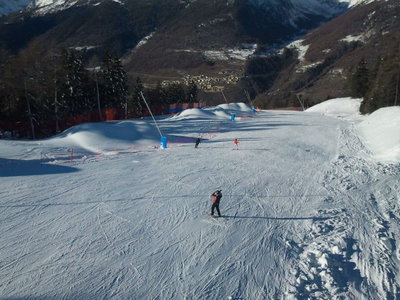 An der Bergstation S. Giulia. Temu war allgemein nie mehr los.