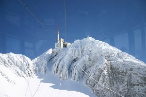 Blick zur Bergstation