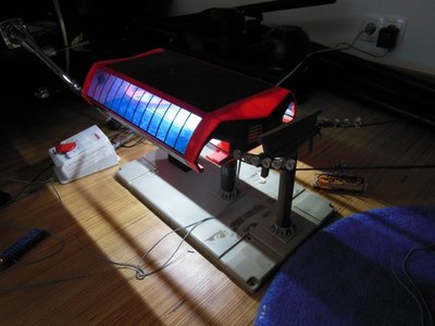 Die beleuchtete Station