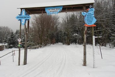 Loipeneinstieg in Nassau