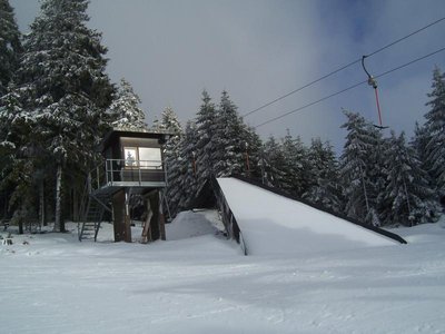 Abwurfbereich rechter Lift - wie gesagt außer Betrieb...