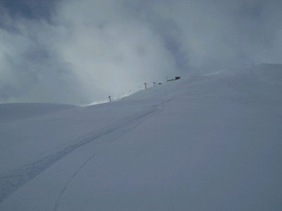 ein kleines bisschen Tiefschneefahren...