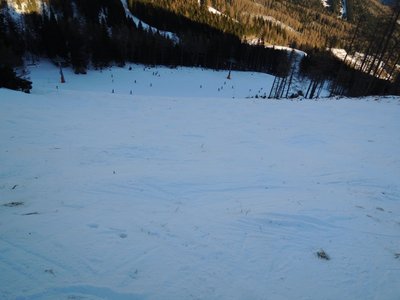 Schneesituation auf der Sterndlgassl