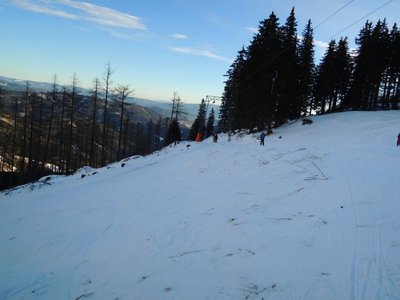 Sonnkogellift im Ausstiegsbereich