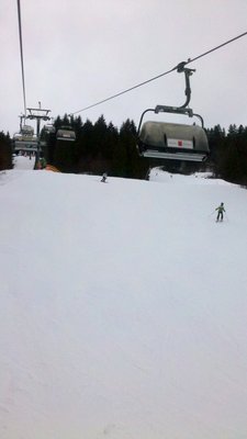 Weltcuphang mit 4KSB, Piste sehr gut