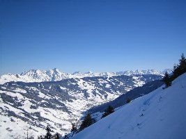 Blick auf Hinterglemm