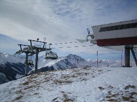Blick auf die Hochalm Bergstation