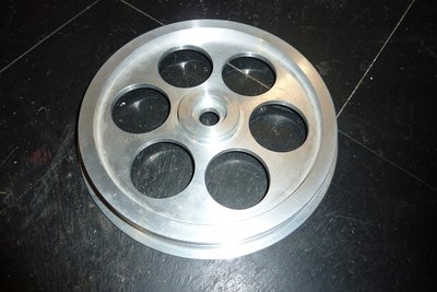 Umlenkscheibe für den neuen Lift.