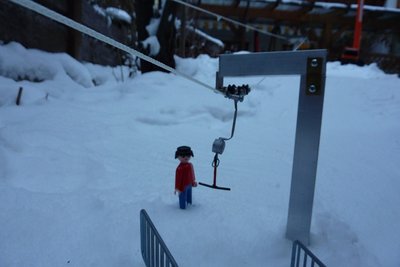 Einstiegsbereich mit "Lifteler"