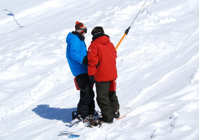 Anwendung Snowboarder