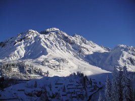 Blick am Morgen richtung Valfagehr