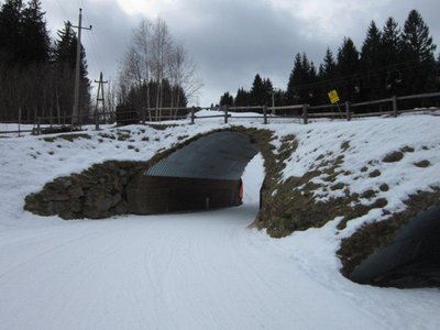 Strassenunterführung bei Talstation 1er Sessellift