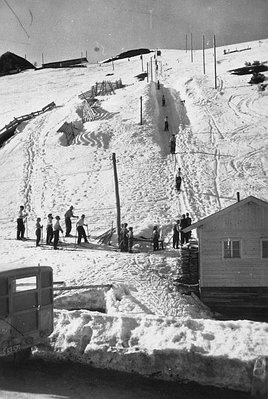 erster Fluhbachalmschlepplift Fa.Othmar KUHN, Salzburg,1950