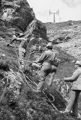 Bau des PanoramaSESSELLIFTES