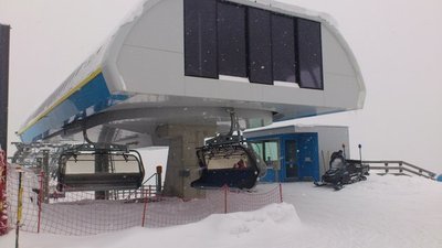 Tschaneckbahn Bergstation ..