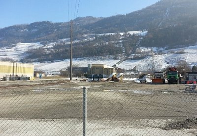 Strassenverkauf Gondeln aus Grimentz