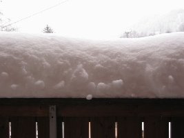 Der Schnee wurde mehr..