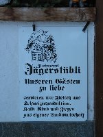 Das Schild hält, was es verspricht. Lecker wars.