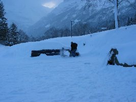 Oscar bei der Arbeit