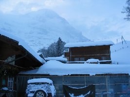 Der Eiger. Tja, die Sicht war nicht wirklich gut.