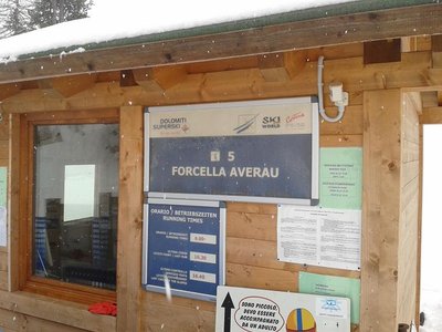 Nicht mehr Cherz sondern Forcella Averau