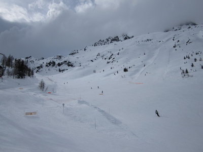 Pisten "Libellules", "Trappe" und "Floria" (von links)