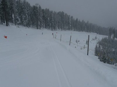 Danach geht es schmäler und flacher weiter.