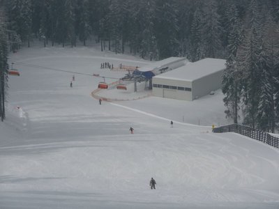 Abschließend noch ein Bild bei der 6er-Sesselbahn, das während der zwei sensationellen Sonnenminuten entstand...