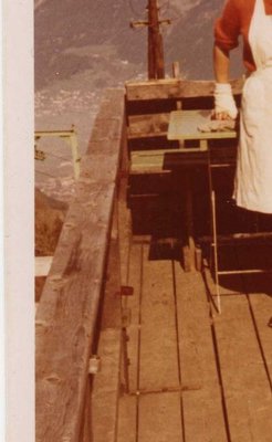 Tulfer Hütte Terrasse 1970/71