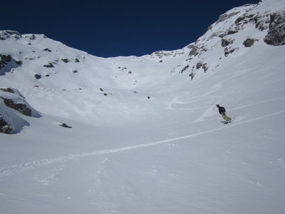 Abfahrtsroute "Itinéraires Mont-Gelé"