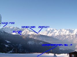 blick in den süden.