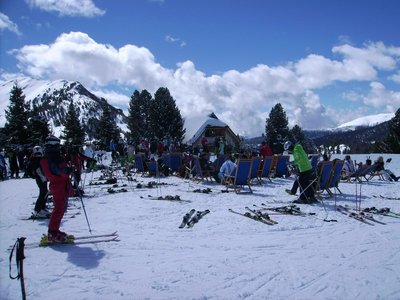 Warum sind da so viele Schifahrer?