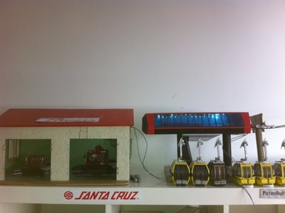 Bergstation mit angrenzender Pistenbully Garage