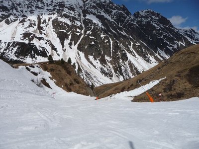 Piste 40 unterer Teil, schon einige Steine