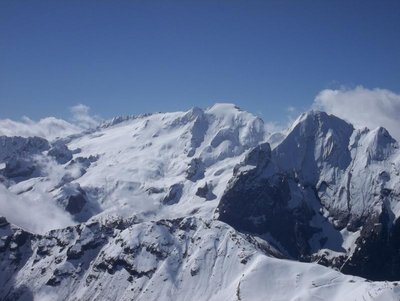 nochmal Marmolada, sehr viel Schnee