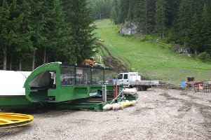 Orsa Maggiore II. Siehe Arbeiten an der Piste!