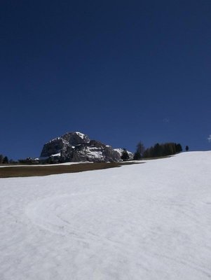 der letzte Hang am Pecol