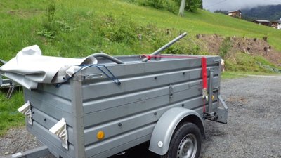 Sessel fertig für die Reise nachhause