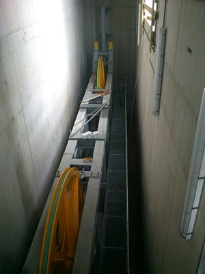 Bilder vom Zugseilspannschacht 12m